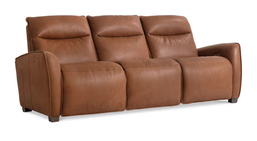 Bernhardt Living Living Room Sorrento Leather Power Motion Sofa