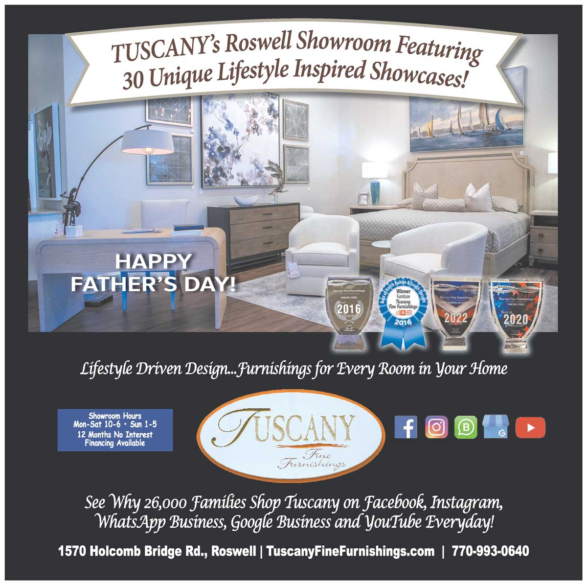 June 2023 Father's Day advertisement